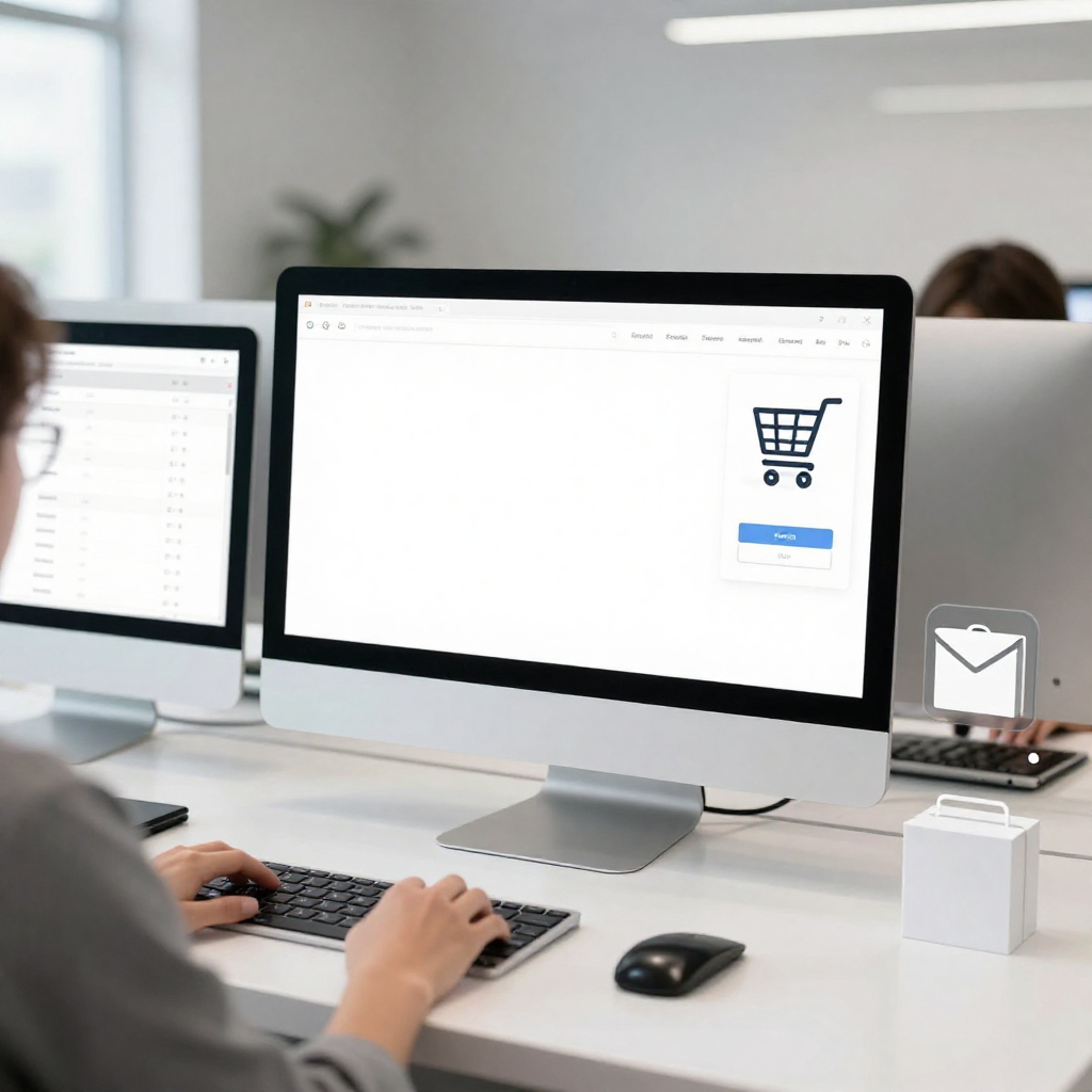 E-commerce ondersteuning visualisatie